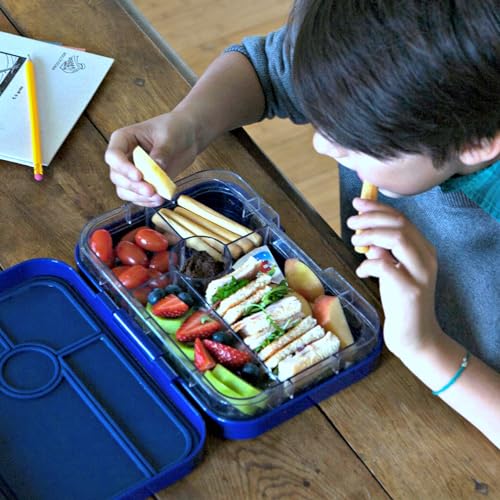 Yumbox Tapas Leakproof Bento Box, 4 Compartments, Greenwich Green | Sandwich-Friendly | Large 4.2-Cup Capacity | Removable Compartment Tray | Easy-Open Single Latch | Wrap & Bagel Friendly - color: Greenwich Green Race Cars
