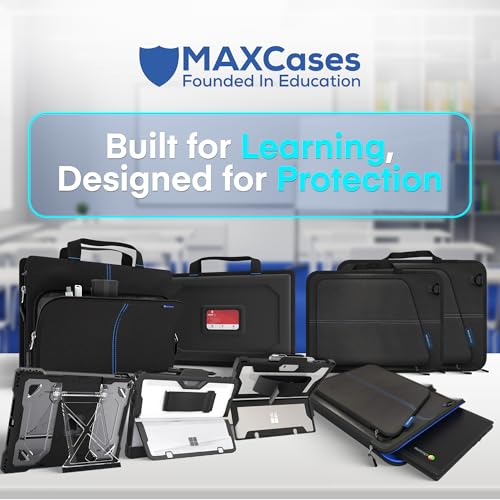MAXCases Explorer Protective Case for 14 Inch Laptop & Chromebook with Pocket, Molded Interior - Rugged, Custom-Fit Cases for 14 Inch Laptop & Chromebook - Shockproof & Durable Cover, Bag - size: 14 Inch, style: Explorer 5