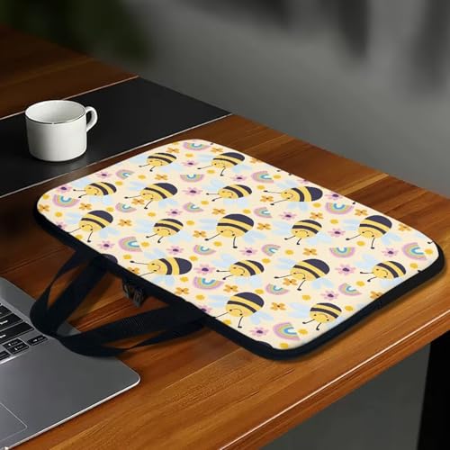Laptop Bag Laptop Case Computer Carrying Case Laptop Sleeve Case Laptop Traval Bag Computer Cover for Men Women - color: Bees, size: 12inch