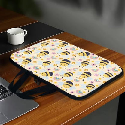 Laptop Bag Laptop Case Computer Carrying Case Laptop Sleeve Case Laptop Traval Bag Computer Cover for Men Women - color: Bees, size: 15inch