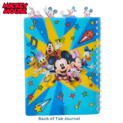 Innovative Designs Disney Mickey Mouse Journal Notebook, Spiral Bound, 96 Lined Pages, 8 x 7 inches, Blue - style: Mickey Mouse - Blue