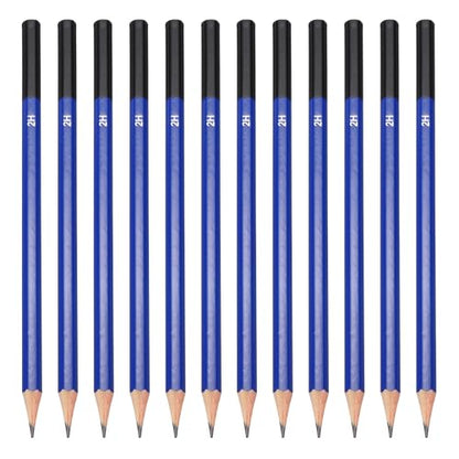 PATIKIL 2H Drawing Pencils for Sketching, 12PCS Sketch Pencils for Drawing Art Pencils Graphite Wood Pre-sharpened for Drawing Sketching Artists, 2H Pencils - size: 1 Count (Pack of 1), style: 2H