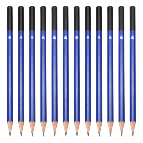 PATIKIL 2H Drawing Pencils for Sketching, 12PCS Sketch Pencils for Drawing Art Pencils Graphite Wood Pre-sharpened for Drawing Sketching Artists, 2H Pencils - size: 1 Count (Pack of 1), style: 2H