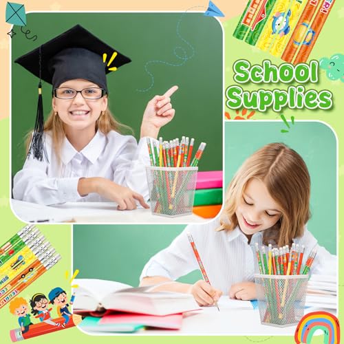Tenceur Fifth Grade Pencils, 48 Pcs 5th Graders Pencils with Erasers, 3 Motivational, Welcome to Fifth Grade Student Gifts from Teacher, Classroom Rewards Back to School Supplies - color: 5th Graders