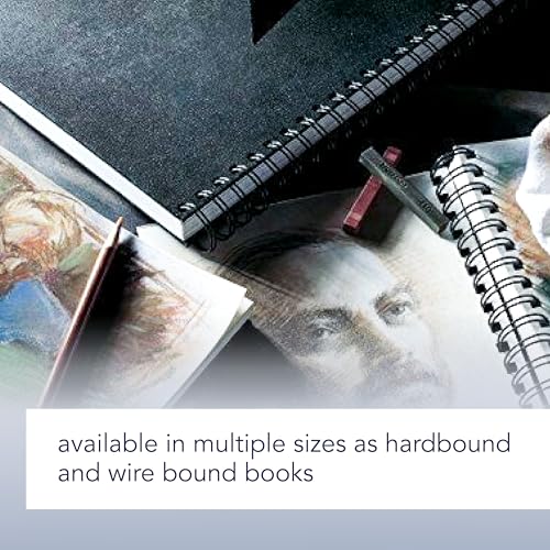 Canson Artist Series Sketch Book, Hardbound, 5.5x8.5 inches, 108 Sheets - Lay Flat Art Notebook - size: 5.5"X8.5"