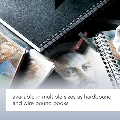 Canson Artist Series Sketch Book, Hardbound, 5.5x8.5 inches, 108 Sheets - Lay Flat Art Notebook - size: 5.5"X8.5"