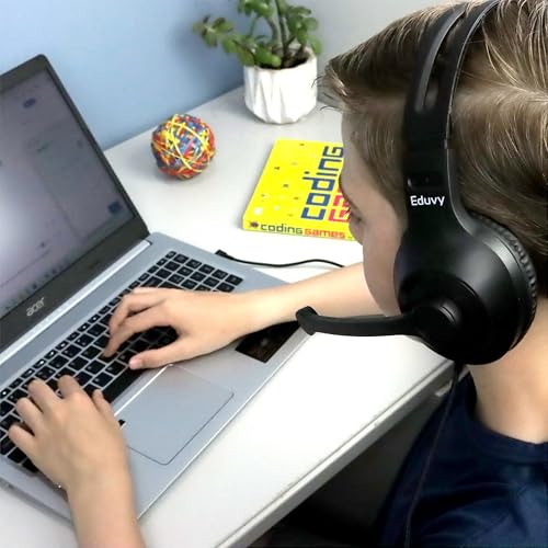 Bulk Headphones for Classroom with Microphone, Heavy-Duty School Pack Wired Headphones for Students with Rotating Boom Mic. Teacher Must Haves from Elementary to College (24 Pack Black) - color: 24 Pack Black