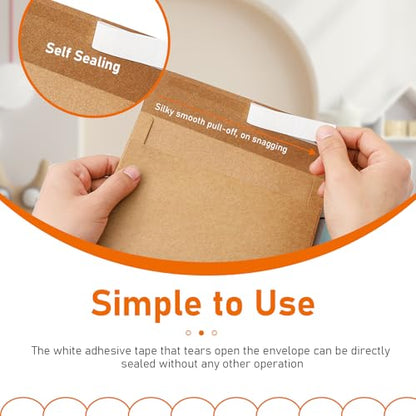Guakicae 100 packs Brown Blank Note Cards and Envelopes 4 x 6 Heavyweight Folded Cardstock and Printable A4 Envelopes Self Seal for Greeting Cards, Festival Blessings, Mailiing, Invitations - color: Brown, size: 4x6-100pcs