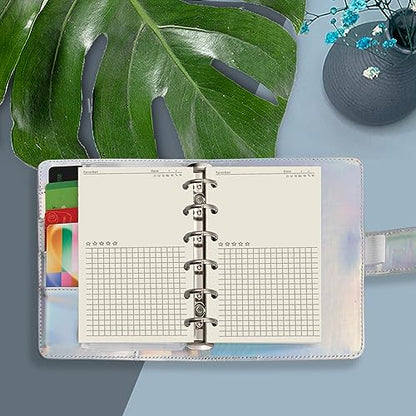 A7 Planner Refill, A7 Agenda Refill Diary Note Daily Plan Paper for Filofax,6 Hole/100gsm Paper Removable Planner Inserts 6 Rings, 4.84 x 3.23'', Harphia - color: Diary Note, size: A7