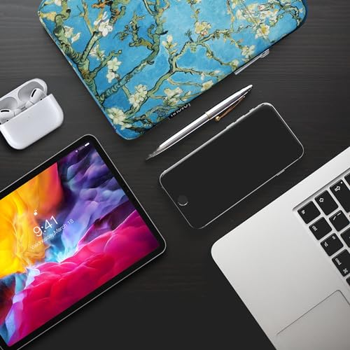 TiMOVO 9-11" Tablet Sleeve Bag, Apricot Blossom | Fit iPad 11" A16 2025 / 10.9"/10.2" / Air 11" 5/4 Gen / Galaxy Tab A9+/A11Plus 11", Fit Smart Keyboard - color: Apricot Blossom, size: 9-11 Inch