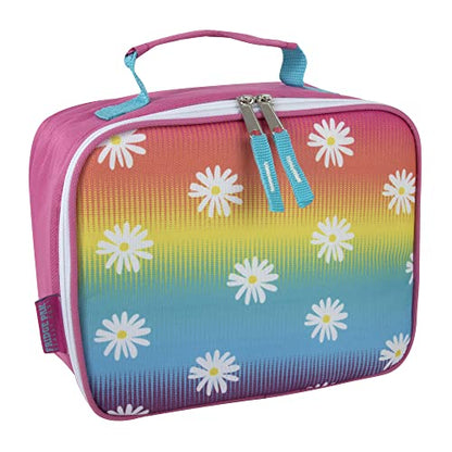 Trail maker Kids School Lunch Box Insulated for Boys, Girls | Fun Insulated Lunch Bag for Kids, School, Camp, Sports (Dancing Daisies) - color: Dancing Daisies