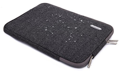 KAYOND Herringbone Woollen Water-Resistant for 15-15.6 Inch Laptop Sleeve Case Bag (15-15.6 Inches, Black) - color: Black, size: 15-15.6 Inches