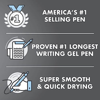 PILOT G2 Premium Refillable & Retractable Rolling Ball Gel Pens, Fine Point, Black Ink, 12 Count (Pack of 1) (31020) - color: Black