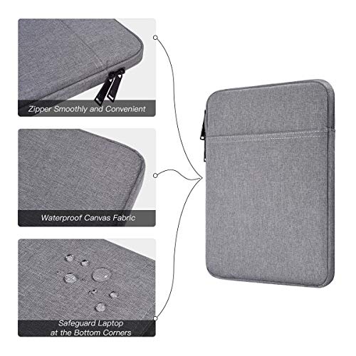 Tablet Sleeve Case for 11" Samsung Galaxy Tab A9+/ Galaxy Tab S6 Lite, iPad Air M4 M3, Pro 11 M5,iPad 9/8/7 10.2 Bag, Light Grey - color: Light Grey, size: 9-11 Inch