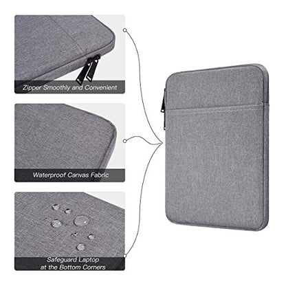 Tablet Sleeve Case for 11" Samsung Galaxy Tab A9+/ Galaxy Tab S6 Lite, iPad Air M4 M3, Pro 11 M5,iPad 9/8/7 10.2 Bag, Light Grey - color: Light Grey, size: 9-11 Inch