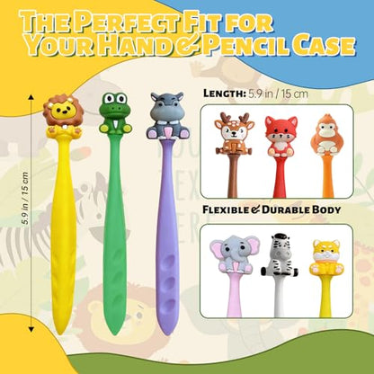 24 Pcs Cute Fun Erasers Animal Erasers Bulk, Pencil Eraser for Office Home Use (Animal) - style: Animal