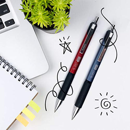 Zebra Pen G-350 + M-350 Writing Set 2-Pack, Black Ink & Pencil Lead, 0.7mm Medium Point, Red Premium Metal Barrel, Gel Pen and Mechanical Pencil Combo, Sleek Matching Design (11132) - color: Black Set F
