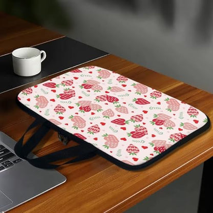 Laptop Bag Laptop Case Computer Carrying Case Laptop Sleeve Case Laptop Traval Bag Computer Cover for Men Women - color: Strawberries, size: 12inch