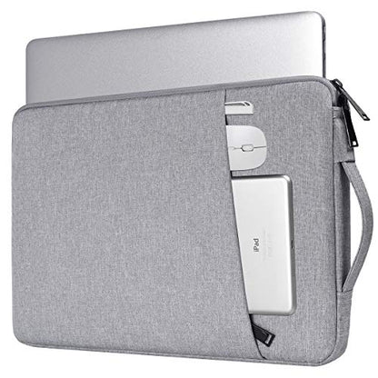 15.6-16 Inch Laptop Sleeve Case for Dell 16 Plus/HP Omnibook 16/Pavilion Envy/Lenovo ThinkPad IdeaPad Computer Bag, Light Grey - color: Light Grey, size: 15-16 Inch