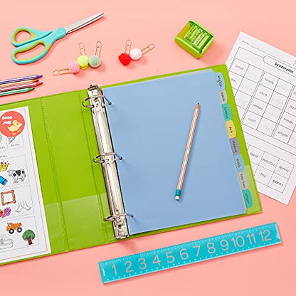 Avery Big Tab Write & Erase Durable Plastic Dividers for 3 Ring Binders, 8-Tab Sets, Pastel Multicolor, 24 Sets, 192 Divider Tabs (16171) - style: 24 Sets