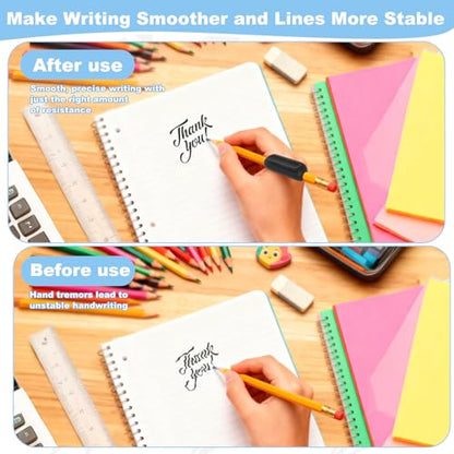 Weighted Pencil Grips, 3 Pack 1oz Silicone Handwriting Aid for Kids, Elderly & Special Needs Improves Penmanship for Autism ADHD Tremors Dyspraxia & Fine Motor Skills