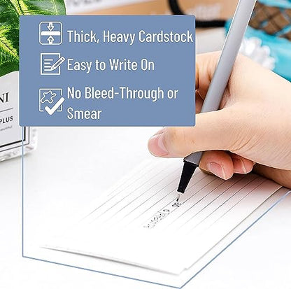 Trailmaker (100 Pack) Index Cards Bulk Pack, 10,000 Ruled 3 x 5 Note Cards, 100 Packs of 100 Flash Cards for Studying, Note Taking, Presentations, College, High School, Classroom & Office Supplie