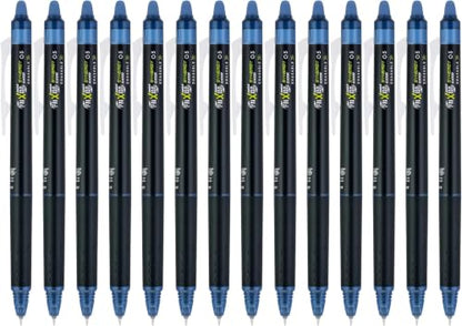 PILOT FriXion Synergy Clicker Erasable, Refillable, Retractable Gel Ink Pens, Extra Fine Point 0.5 mm, Navy, FriXion Erasable Pens 0.5 - Ideal for School & Office Writing (Pack of 98) - color: Navy, size: 1 Count (Pack of 98)