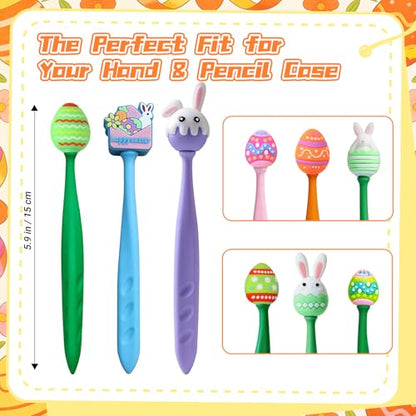 24 Pcs Easter Day Erasers Cute Erasers Bulk Pencil Eraser for Easter Basket Stuffers Party Favors Easter Egg Fillers Hunt (Easter) - style: Easter