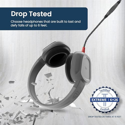 Brenthaven Rugged 2 Wired Headphones w/Mic (10-Pack)-3.5 mm Long Tangle Free Chew-Proof Cord w in-Line Volume-Reliable Drop Tested and Comfortable for Kids K-12 Students Classroom and School Use - size: 3.5mm Jack