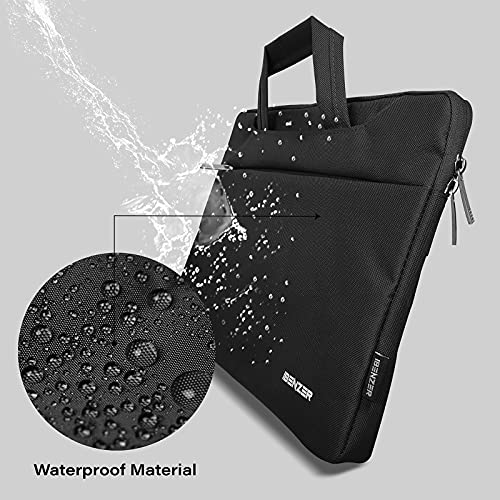 iBenzer 15.6 16 inch Laptop Computer Sleeve Carrying Case Bag for New MacBook Air 15-inch M2 A2941, MacBook Pro 15/16-inch, 15" Surface/Dell/HP/Acer/Lenovo Chromebook, Black LS-SLD15-BK - color: Black, size: 15 INCH