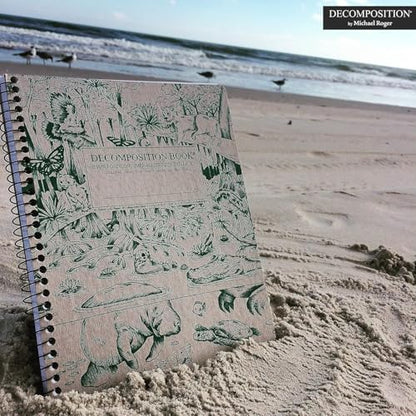 Decomposition Everglades College Ruled Spiral Notebook - 9.75 x 7.5 Journal with 160 Lined Pages - 100% Recycled Paper - Notebooks for School Supplies, Home & Office - Made in USA - color: Everglades, style: Spiral-bound