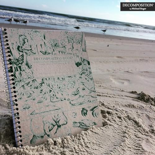Decomposition Everglades College Ruled Spiral Notebook - 9.75 x 7.5 Journal with 160 Lined Pages - 100% Recycled Paper - Notebooks for School Supplies, Home & Office - Made in USA - color: Everglades