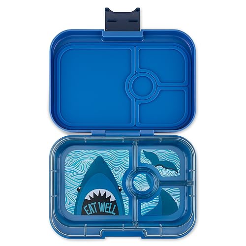 Yumbox Panino Leakproof Bento Lunch Box Container for Kids & Adults (Surf Blue Shark) - color: Surf Blue Shark