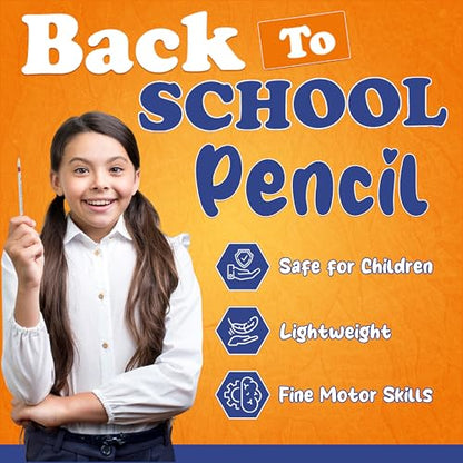 4E's Novelty 32 Pack Welcome Back to School Pencils for Kids for First Day of School Gifts from Teacher to Students, Inspirational Motivational Pencil Classroom Reward