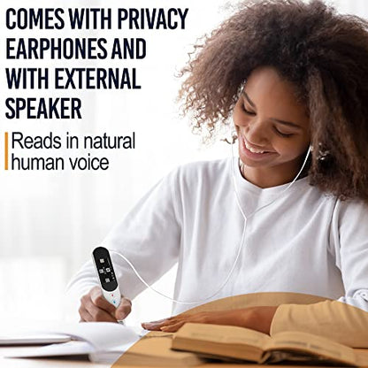 Rocket Pen Reading Tutor Scan Any Surface, Six Decoding Tools–Black Case | Make reading your new superpower - color: Black Case