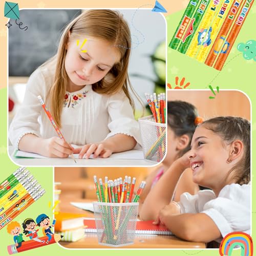 Tenceur First Grade Pencils, 48 Pcs 1st Graders Pencils with Erasers, 3 Motivational Designs, Welcome to First Grade Student Gifts from Teacher, Classroom Rewards Back to School Supplies - color: 1st Graders