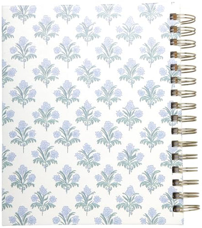 WORLD TRAVELER 2026 Planner Weekly & Monthly Hardcover Spiral Agenda | Hardcover Spiral Lay-Flat Binding, Weekly and Monthly Planning Pages, January to December 2026, 7x8.75 Compact Format - color: Blue/Black Print