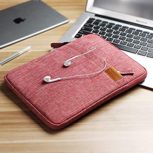 NIDOO iPad Sleeve 10.2" 10.9" / 10.5" 11" New iPad Pro M2 / 10.9" iPad Air 5th Generation Carrying Case Vertical Bag, Tablet Sleeve 10 inch for 10.5" Surface Go 3 / Samsung Galaxy Tab Laptop Cover - color: Red, size: 10" Tablet / 9.7"-11" iPad