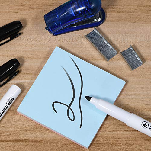 AIHAO Black Fine Tip Dry Erase Markers, 24 Pack Low Odor Whiteboard Markers, Thin Dry Erase Pens for Classroom, Office & Home Use
