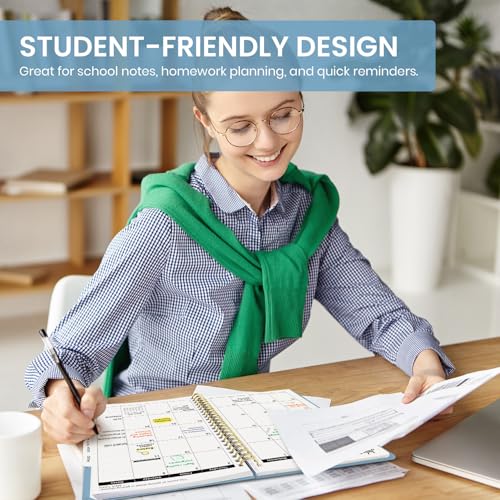Planner 2026-2027, 8.5" x 11" Weekly and Monthly Academic Year Planner Calendar, July 2026 - June 2027, Hardcover Large School Planning Agenda With Tabs, Perfect for School & Office Supplies, A4, Baby Blue - color: G-Baby Blue, size: A4(8.5"x11")