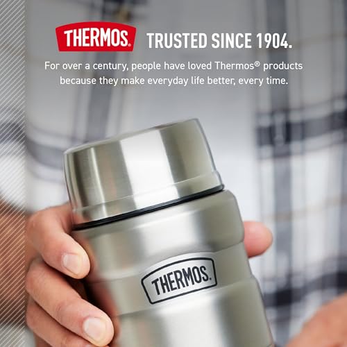 THERMOS Stainless King Vacuum-Insulated Food Jar, 24 Ounce, Matte Teal - color: Matte Teal, size: 24 Ounce