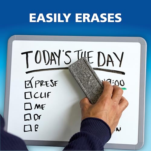 EXPO Dry Erase Markers, Low Odor Ink, Black, Fine Tip, 12 Count - Whiteboard, Calendar, Organization, Essential Supplies for Office, School, Classroom, Teachers