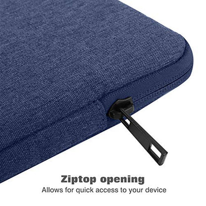 MoKo 9-11 Inch Tablet Sleeve Bag Carrying Case Fits New 11inch iPad Air M3, iPad A16 2025, iPad Pro 11 M4, Air 5/4/3, iPad 10/9/8th Gen, Tab S8/S9 11", Navy Blue - color: Navy Blue, size: 9-11 inch