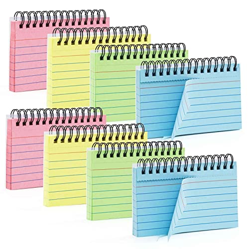 PRIMBEEKS 400 Pcs Premium Index Cards, 3 x 5 Inch Multicolor Learning Card, Double-sided Available Note Cards, Multicolor Paper Ring Index Card Note Taking Paper for Studying, School, Memory - color: Multicolor Index Card, size: 400
