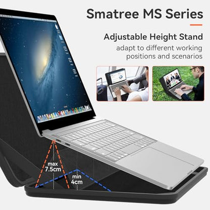 Smatree MS56T Hard EVA Protective Sleeve with Stand Compatible for 14 inch Samsung Galaxy Book5/4/3 Pro, for 14 inch Samsung Galaxy Book4 Edge/Book Go 5G Laptop | Compatible for 14 inch Samsung Galaxy Book5/4/3 Pro, for 14 inch Samsung Galaxy Book4 Edge/B