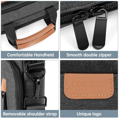 15 inch Laptop Sleeve Bag,Padded Protective Travel Carrying Case for New 15"/15.3" MacBook Air M5 M4 M3 M2 2026-2023,Dell XPS 15 Plus,15 Inch Surface Laptop 7/6/5/4/3,Galaxy Tab S9 Utra 14.6" - color: Grey, size: 15 Inch