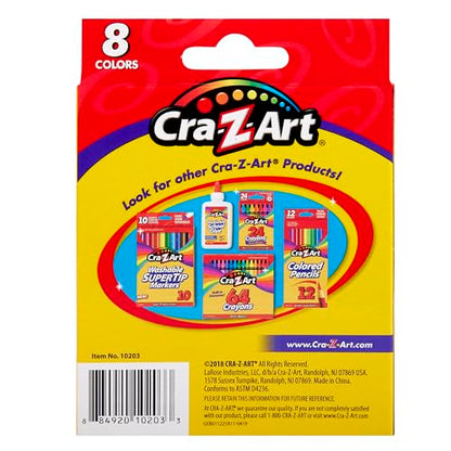 Cra-Z-Art Bulk Crayons, 12 Packs of 8 Count Jumbo Crayons, School Supplies, Classroom Supplies, Teacher Bulk Pack - size: 8 Count (Pack of 12)