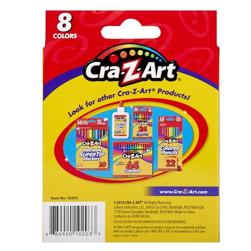 Cra-Z-Art 8ct Jumbo Crayons for Children, Back to School Essential for Ages 3 and Up - size: 8 Count (Pack of 1)