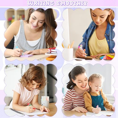 Scettar 32Pcs Multicolor Pen in One 4-in-1, Cute Ballpoint Pens Bulk for School Office, Classroom Prizes, Fun Writing Gifts Goodie Bags Stuffers Party Favors - style: 32 Pcs
