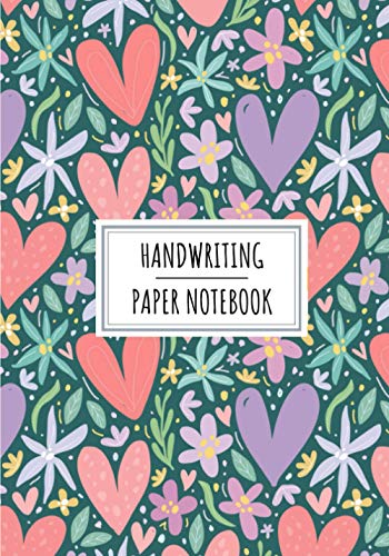 Handwriting Paper Notebook: Hand Lettering Practice Workbook for Calligraphy & Learn to Write Cursive and Letter | For Beginners, Student, Adults and ... Dotted | Learning Kindergarten Preschool Book
